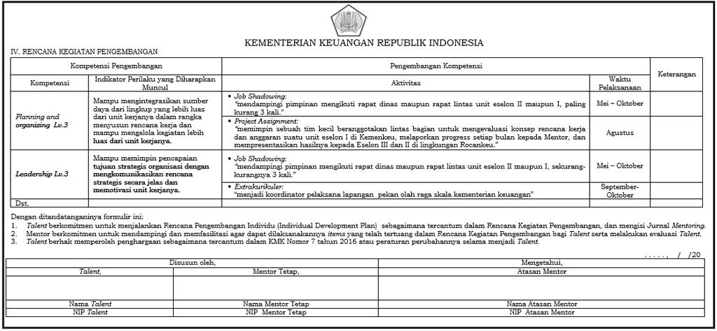 Detail Contoh Individual Development Plan Nomer 34