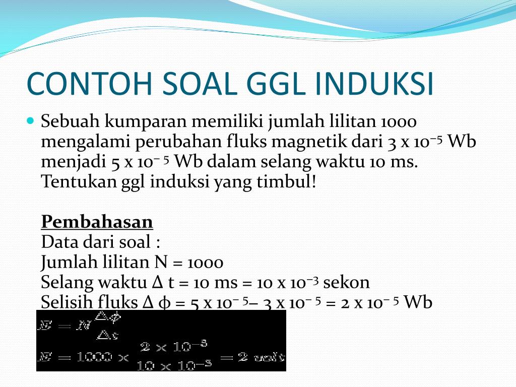 Detail Contoh Induksi Listrik Nomer 27