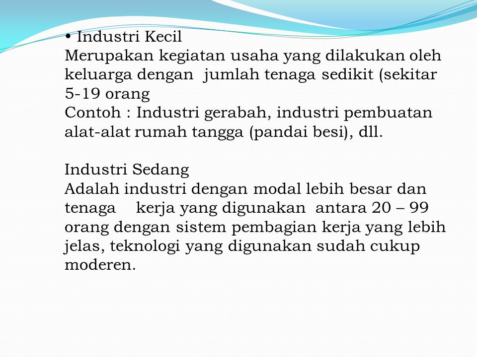 Detail Contoh Industri Sedang Nomer 34