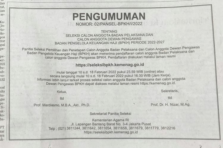 Detail Contoh Informasi Lowongan Kerja Nomer 24