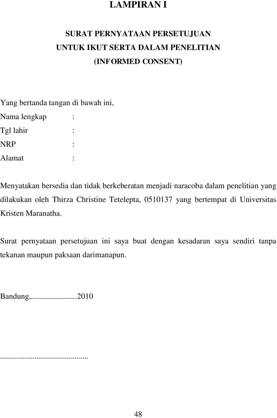Detail Contoh Informed Consent Nomer 15