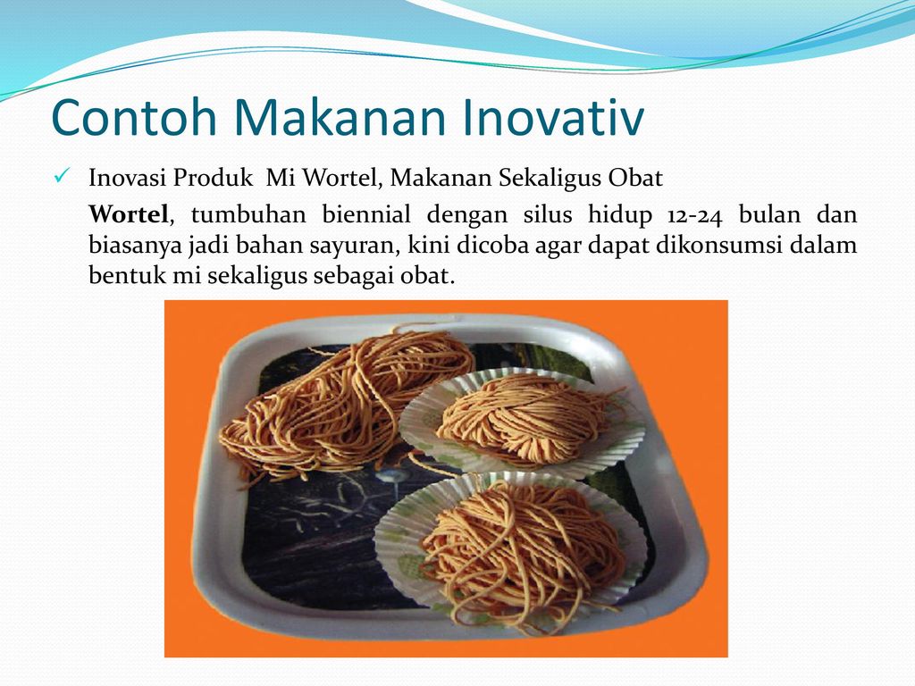 Inovasi produk dalam industri makanan dan minuman