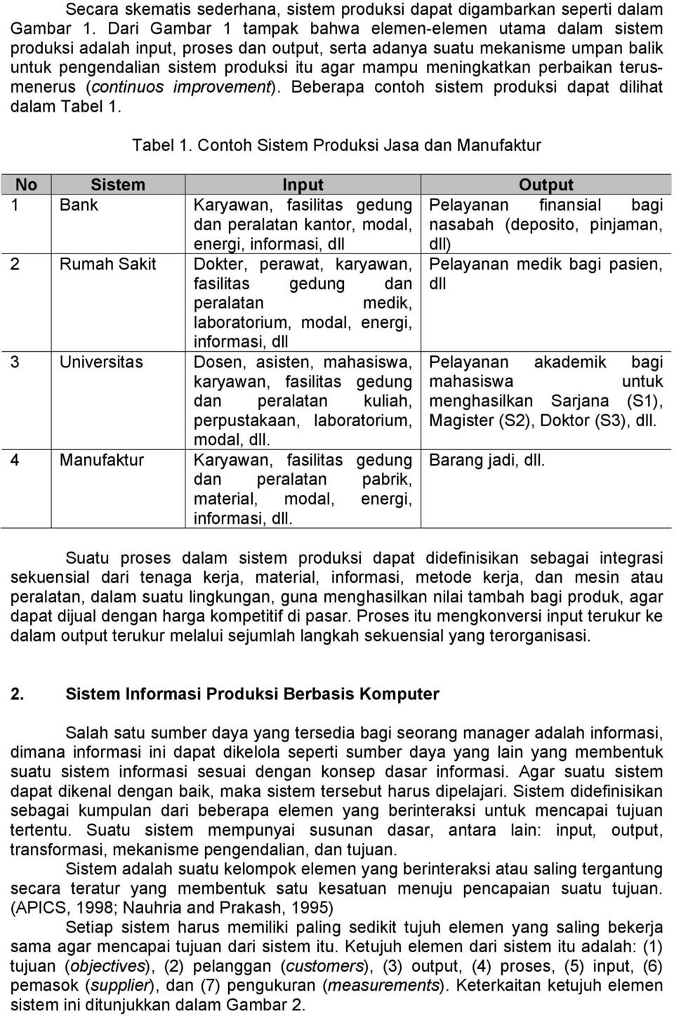 Detail Contoh Input Proses Output Dalam Perusahaan Jasa Nomer 33