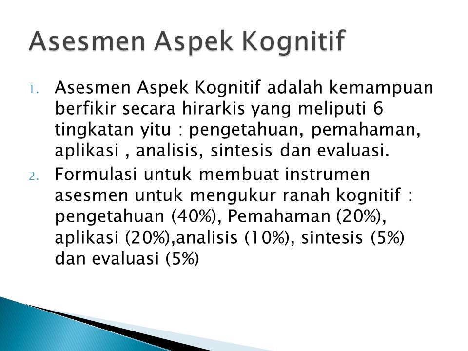 Detail Contoh Instrumen Asesmen Nomer 42