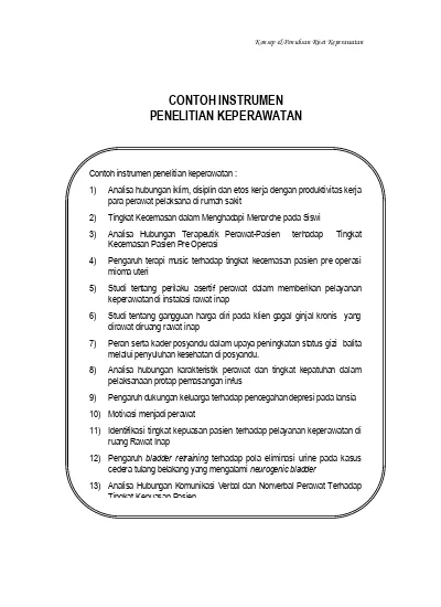 Detail Contoh Instrumen Penelitian Nomer 40