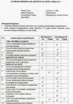 Detail Contoh Instrumen Penelitian Nomer 10