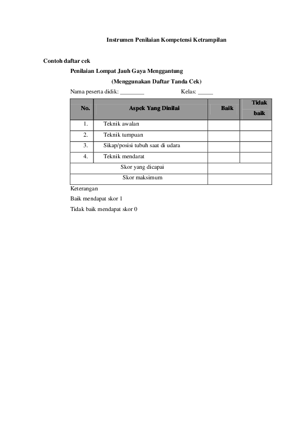 Detail Contoh Instrumen Tes Nomer 51