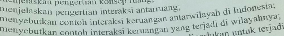 Detail Contoh Interaksi Keruangan Nomer 17