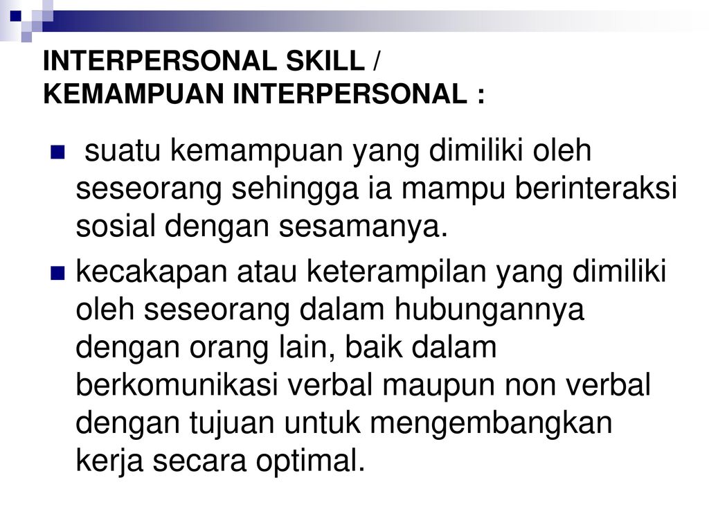 Detail Contoh Interpersonal Skill Nomer 12