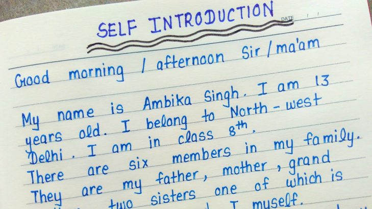 Detail Contoh Introduce Yourself Nomer 20