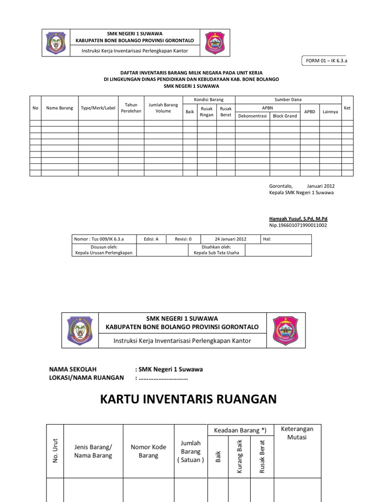 Detail Contoh Inventaris Kantor Nomer 47