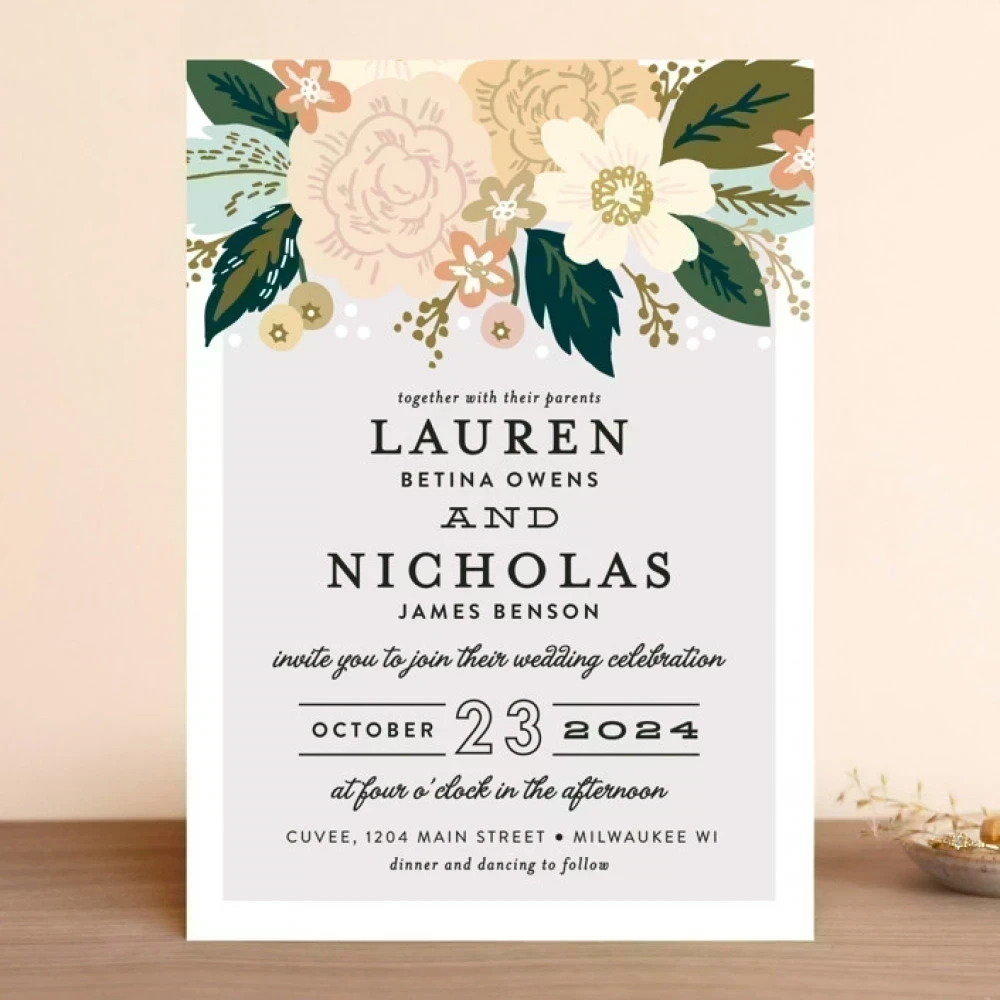 Detail Contoh Invitation Wedding Nomer 28