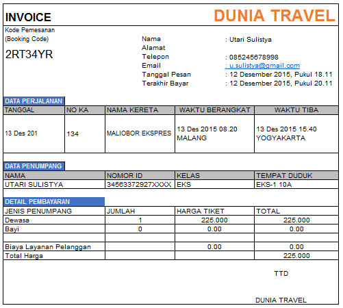 Detail Contoh Invoice Barang Nomer 38