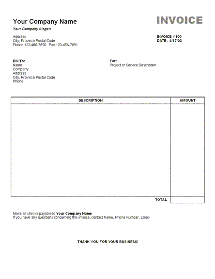 Detail Contoh Invoice Barang Nomer 48