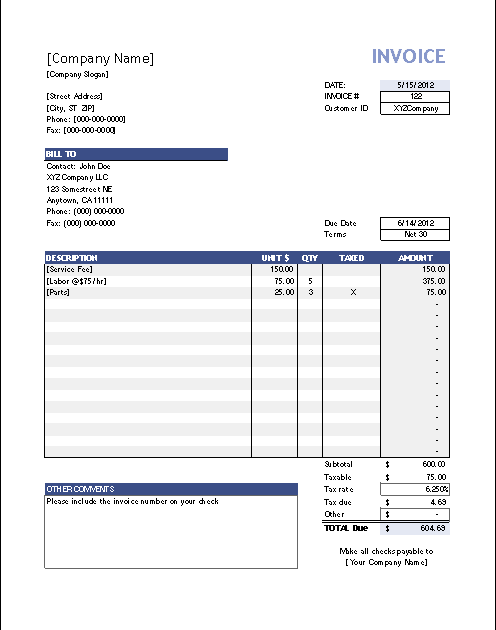 Detail Contoh Invoice Down Payment Nomer 23