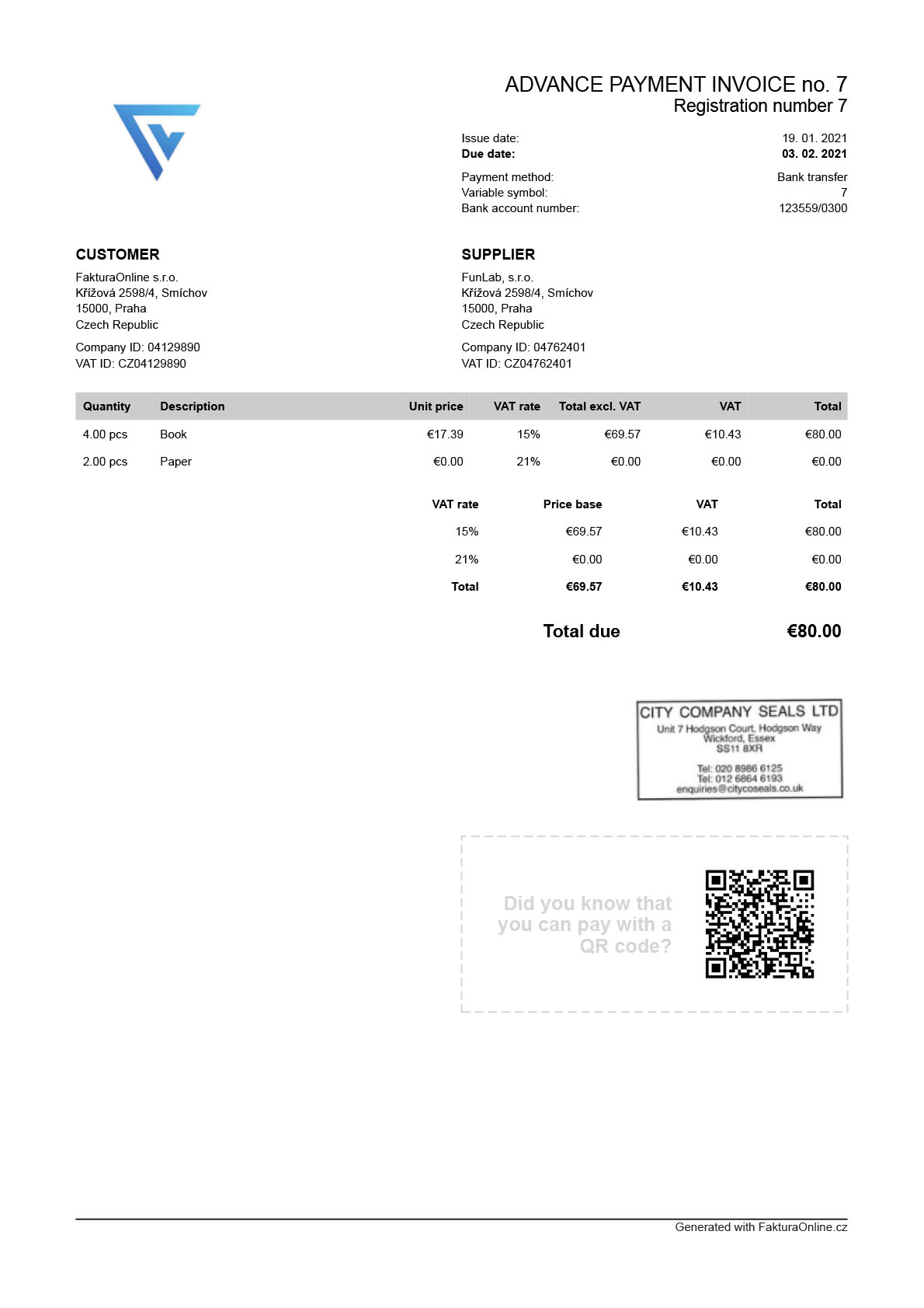 Detail Contoh Invoice Down Payment Nomer 4