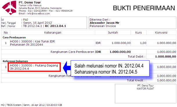 Detail Contoh Invoice Pelunasan Nomer 36