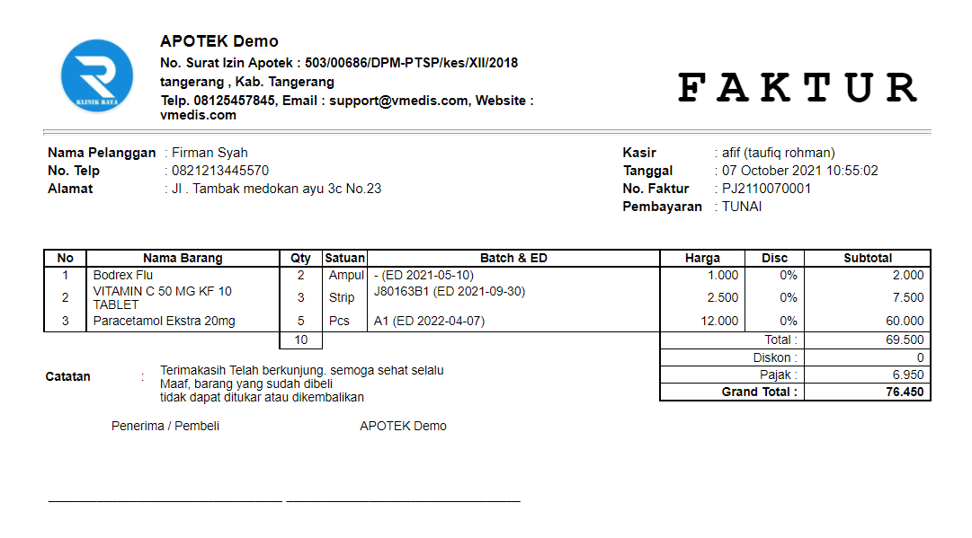 Contoh invoice penjualan 53 koleksi gambar
