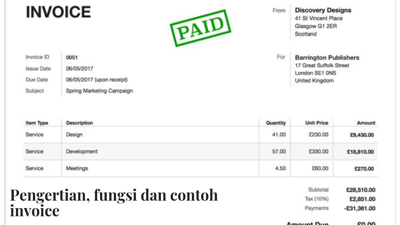Detail Contoh Invoice Perorangan Nomer 17