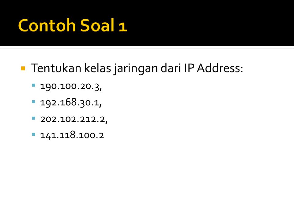 Detail Contoh Ip Address Nomer 29