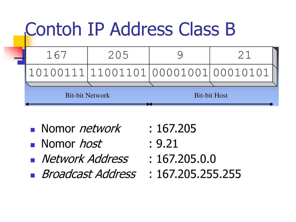 Detail Contoh Ip Address Kelas A Nomer 47