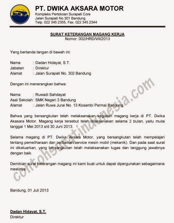 Detail Contoh Isi Surat Nomer 22