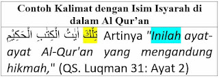 Detail Contoh Isim Isyarah Dalam Al Quran Nomer 9