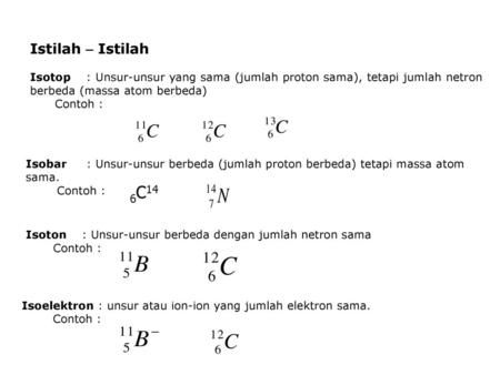 Detail Contoh Isotop Isobar Dan Isoton Nomer 2