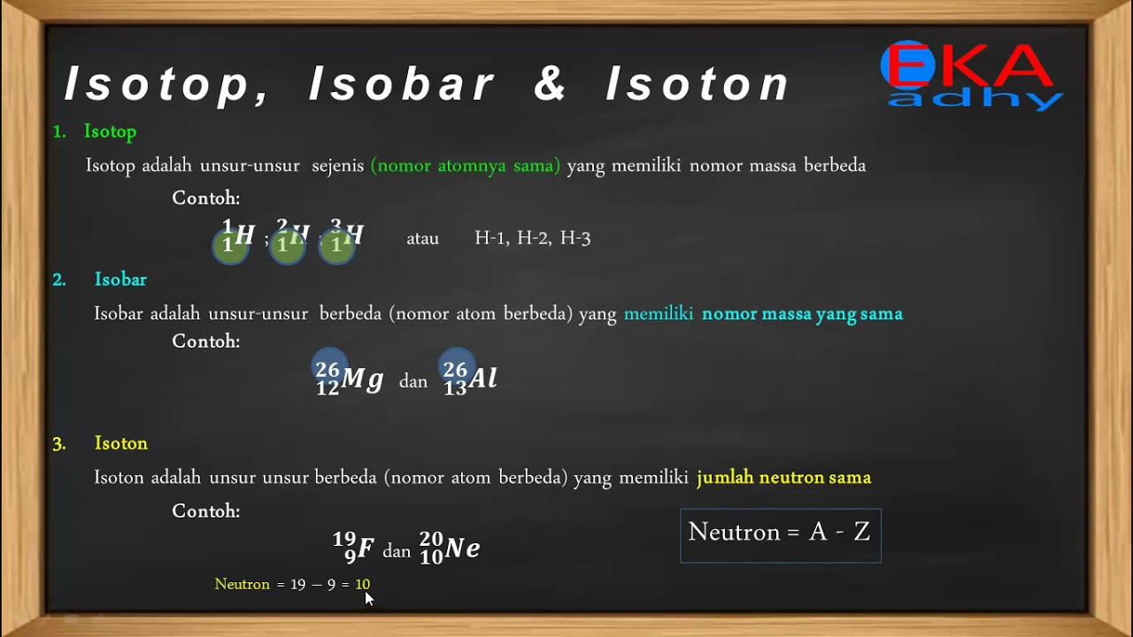 Detail Contoh Isotop Isobar Dan Isoton Nomer 53