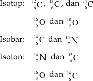 Detail Contoh Isotop Isobar Dan Isoton Nomer 7