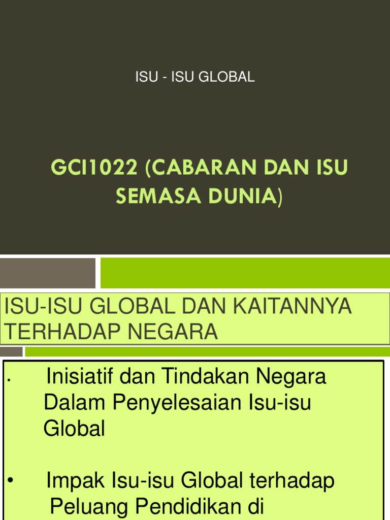 Detail Contoh Isu Global Nomer 28