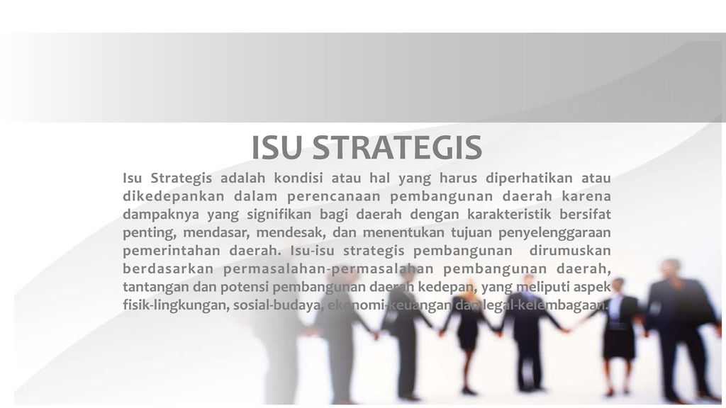 Detail Contoh Isu Strategis Nomer 3