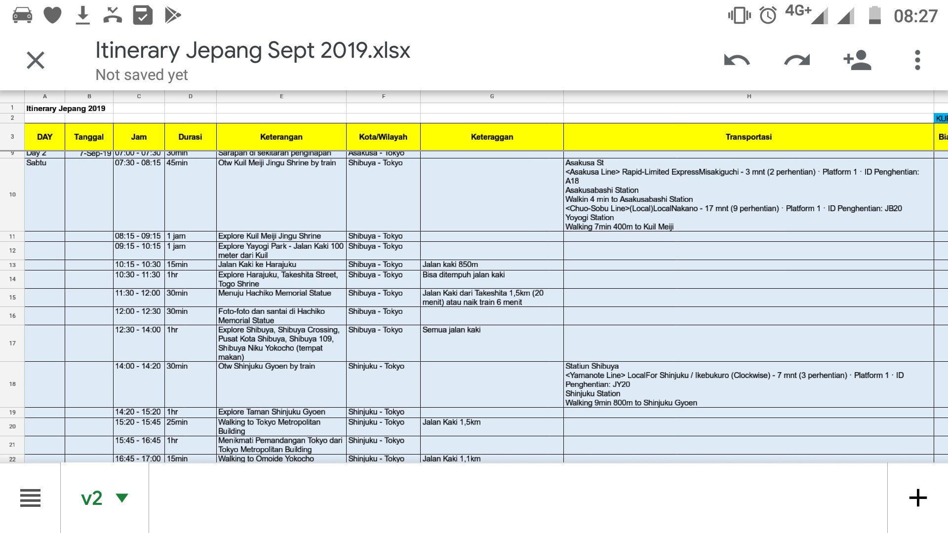 Detail Contoh Itinerary Lengkap Nomer 34