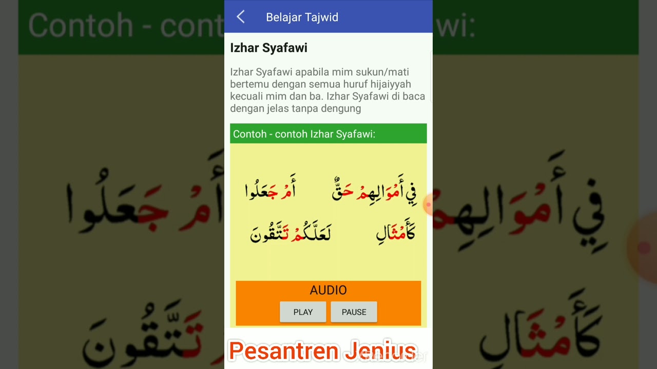 Detail Contoh Izhar Syafawi Semua Huruf Nomer 42