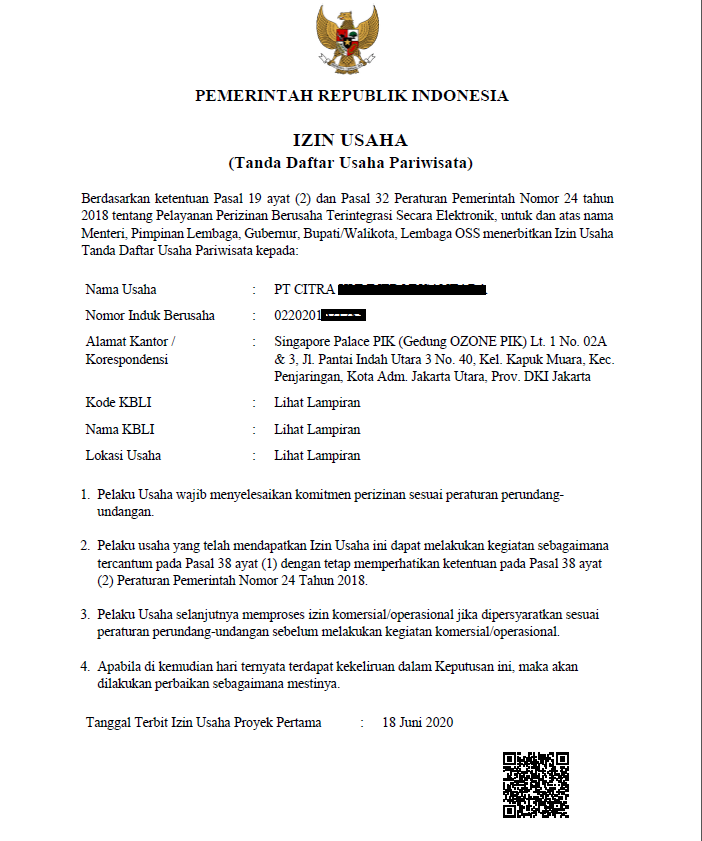 Detail Contoh Izin Lokasi Perusahaan Nomer 9