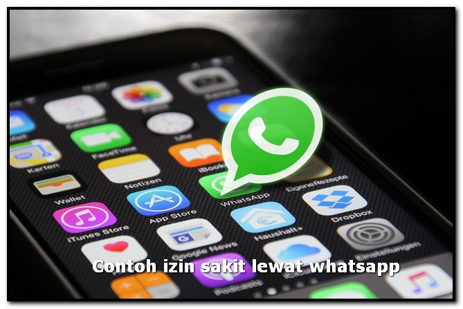 Detail Contoh Izin Sakit Lewat Whatsapp Nomer 44