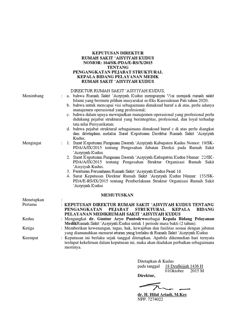 Detail Contoh Jabatan Struktural Nomer 11