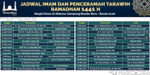 Detail Contoh Jadwal Imam Tarawih Nomer 28