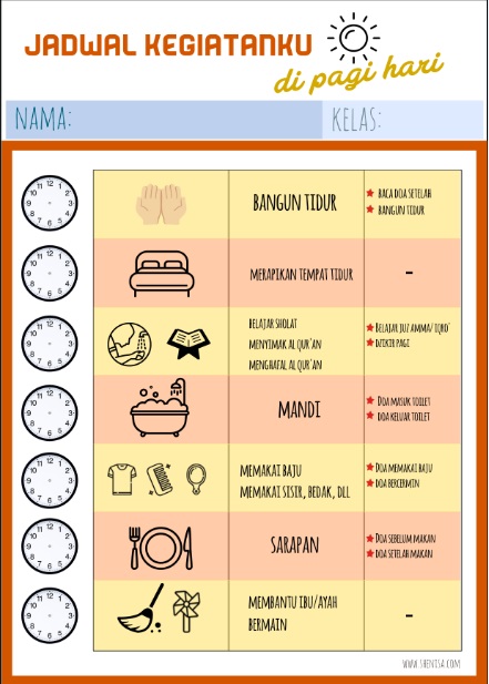 Detail Contoh Jadwal Kegiatan Di Rumah Nomer 26