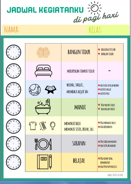 Detail Contoh Jadwal Kegiatan Di Rumah Nomer 8