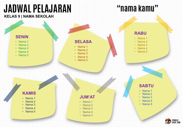 Detail Contoh Jadwal Kegiatan Sehari Hari Yang Kreatif Nomer 15