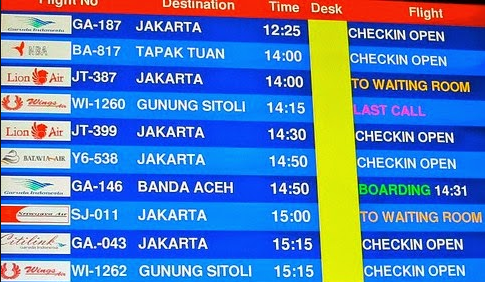 Detail Contoh Jadwal Penerbangan Pesawat Nomer 10