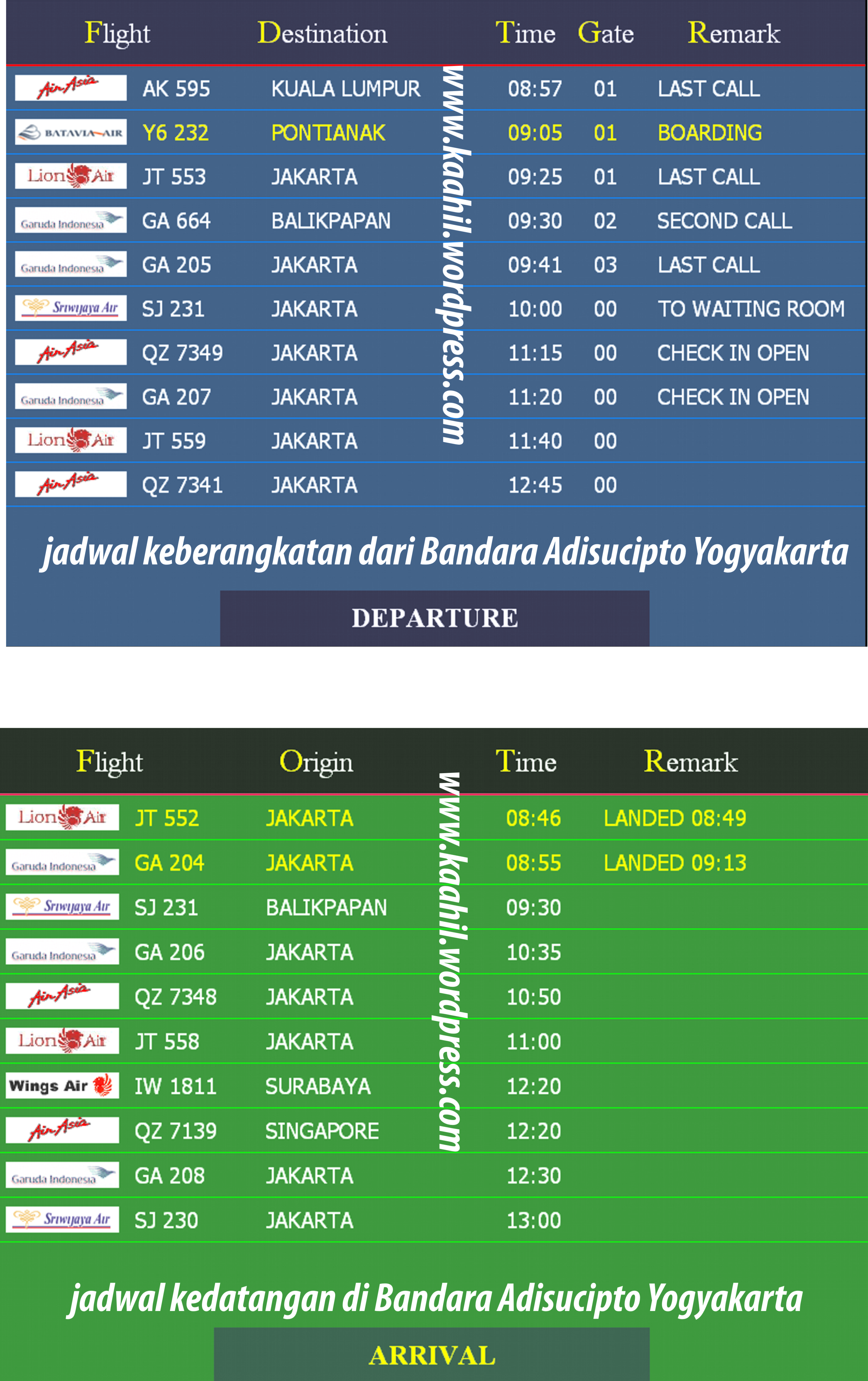 Detail Contoh Jadwal Penerbangan Pesawat Nomer 4