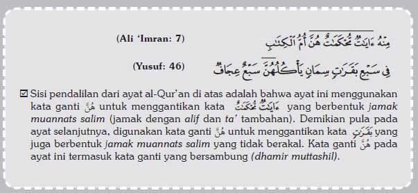 Detail Contoh Jamak Muannats Salim Dalam Al Quran Nomer 36