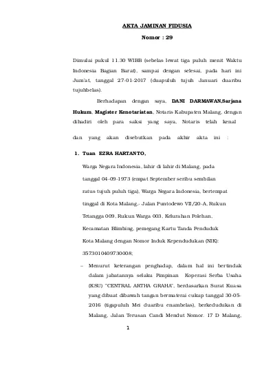 Detail Contoh Jaminan Perorangan Nomer 17