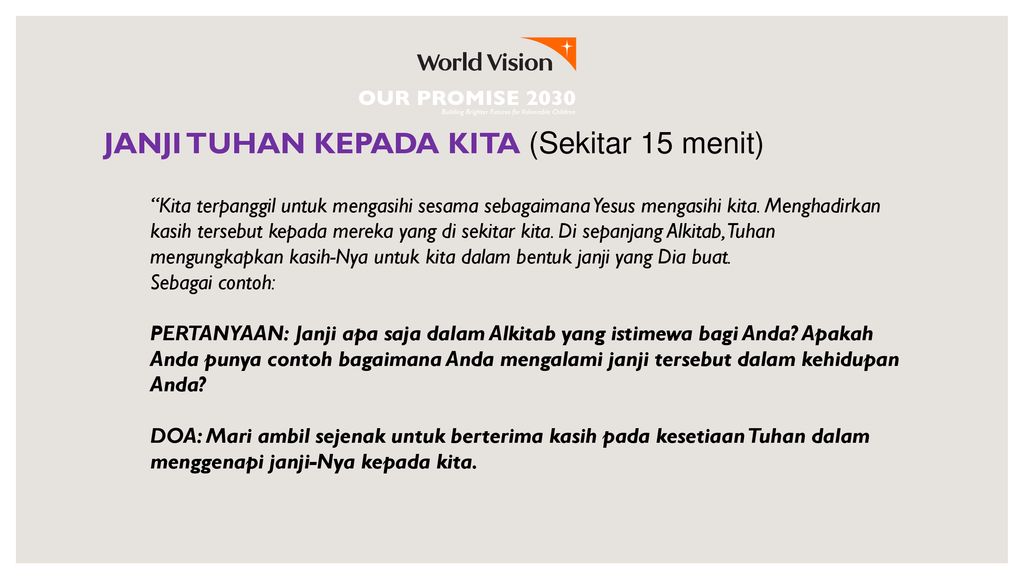 Detail Contoh Janji Kepada Allah Nomer 3