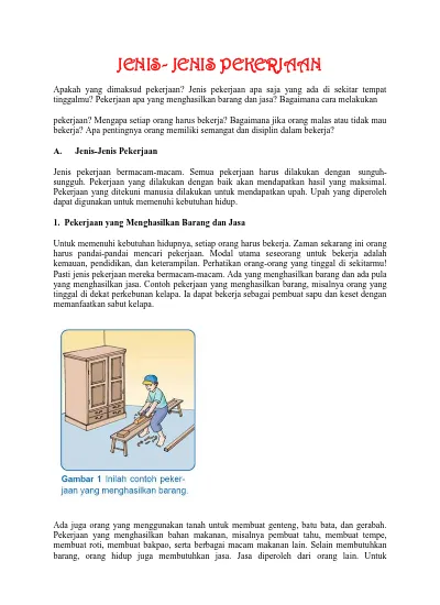 Detail Contoh Jenis Pekerjaan Nomer 52