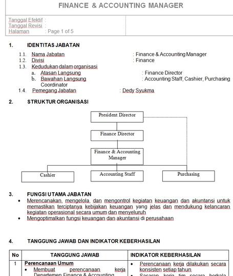 Detail Contoh Job Description Sederhana Nomer 12