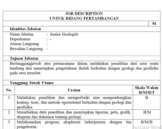 Detail Contoh Job Description Sederhana Nomer 18