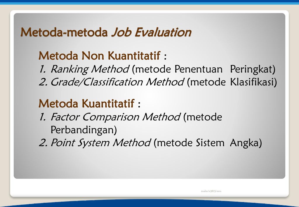 Detail Contoh Job Evaluation Nomer 29